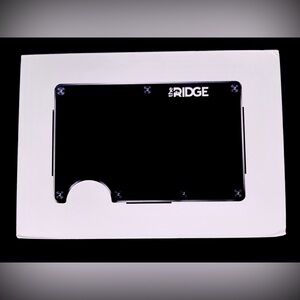 RIDGE Wallet | Matte Black x Aluminum